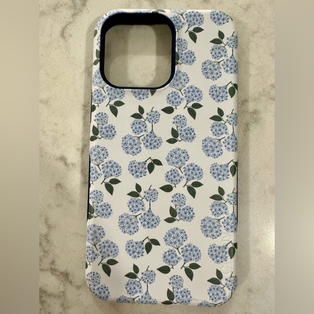 Casely Iphone 14 pro max case - hydrangeas